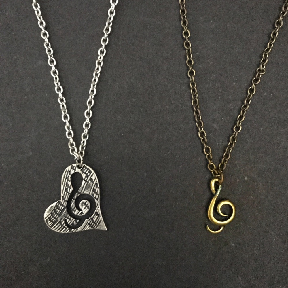 HOT TOPIC | Treble Clef Necklaces